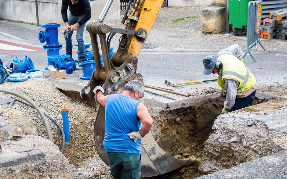 travaux assainissement Taverny